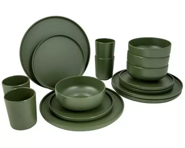Bo-Camp Outdoor-Geschirrset Industrial Patom 16-tlg.
