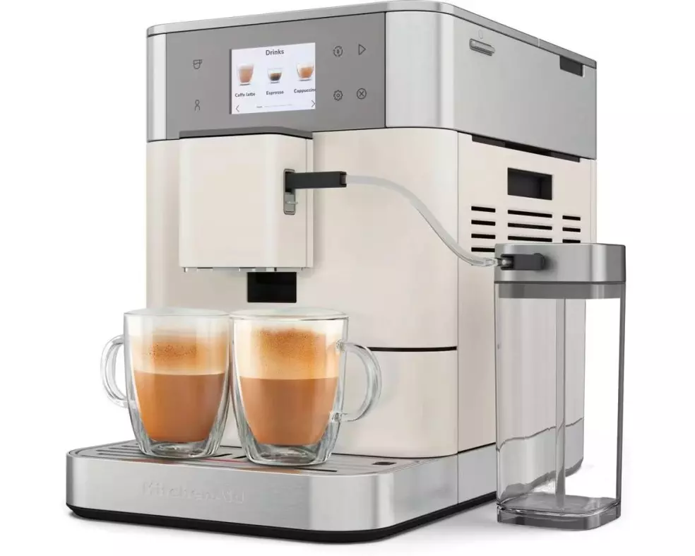 KitchenAid Kaffeevollautomat KF7 Porzellanweiss