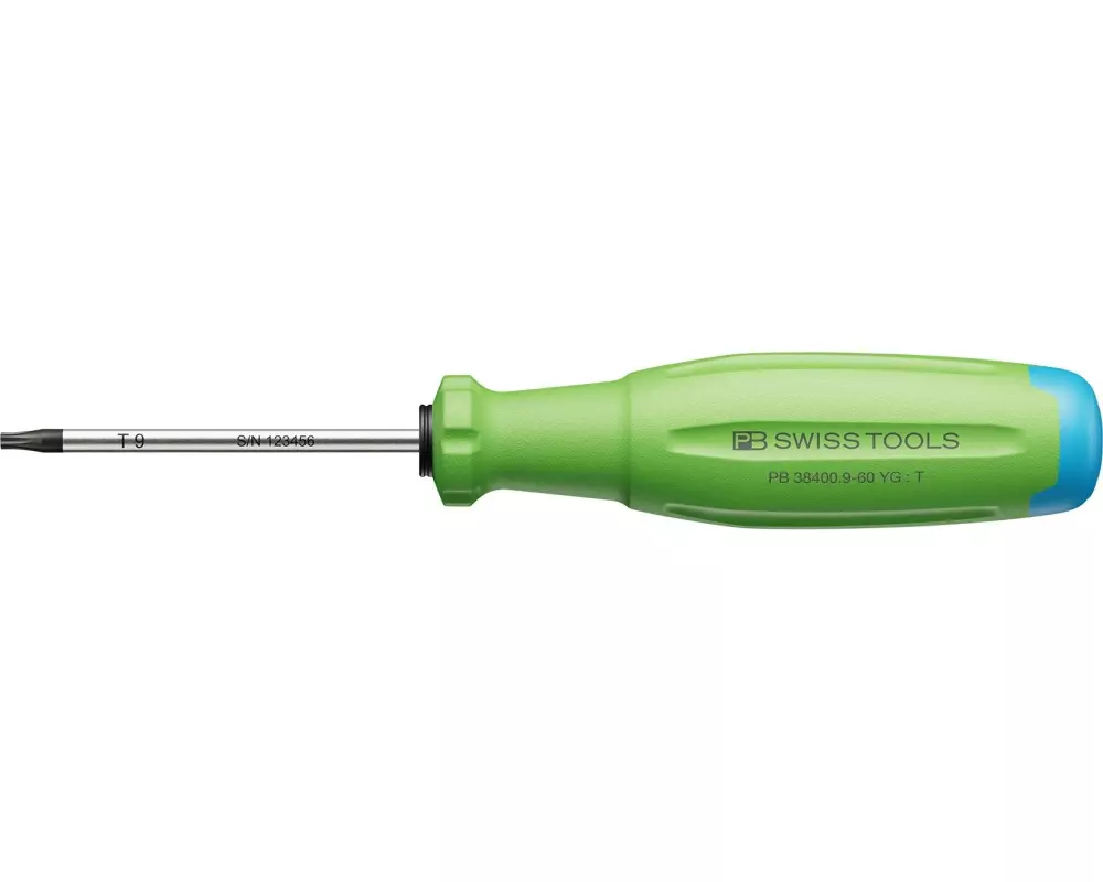 PB Swiss Tools Schraubenzieher PB 38400.9-60 Torx hellgrün