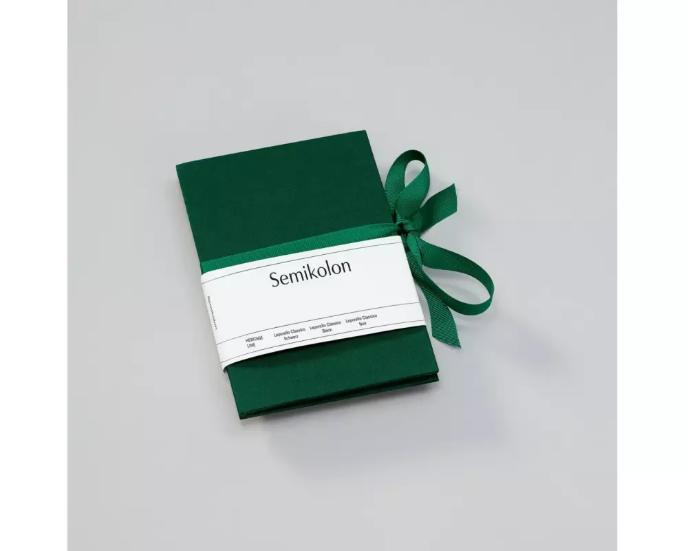 Semikolon Fotoalbum Leporello Classico Dunkelgrün