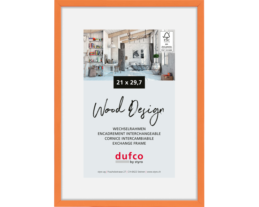 DUFCO Bilderrahmen Hay 21x29.7cm 1610.81104 orange