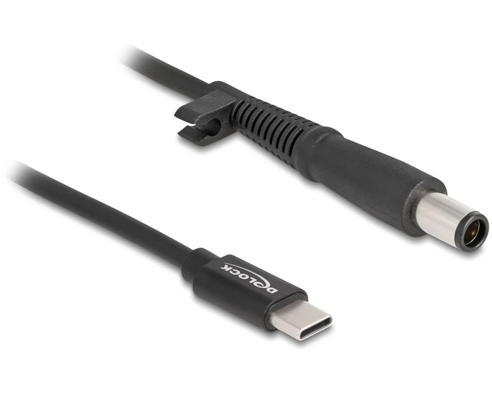 Delock Ladekabel USB-C zu HP 7.4 x 5.0 mm Stecker 1.5 m