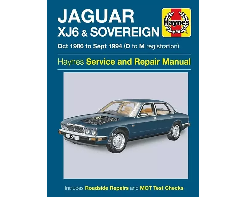 Jaguar XJ6 & Sovereign (Oct 86 - Sept 94) Haynes Repair Manual