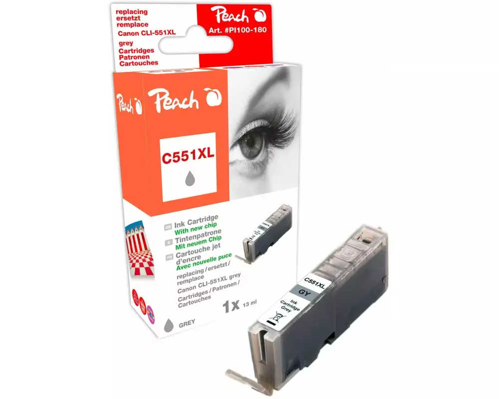 Peach Tinte Canon CLI-551GY Grey