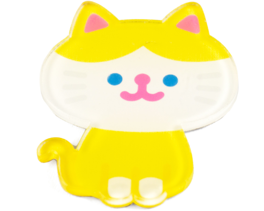 ROOST Magnet Katze 4.5x3.5cm PA-M2477 assortiert