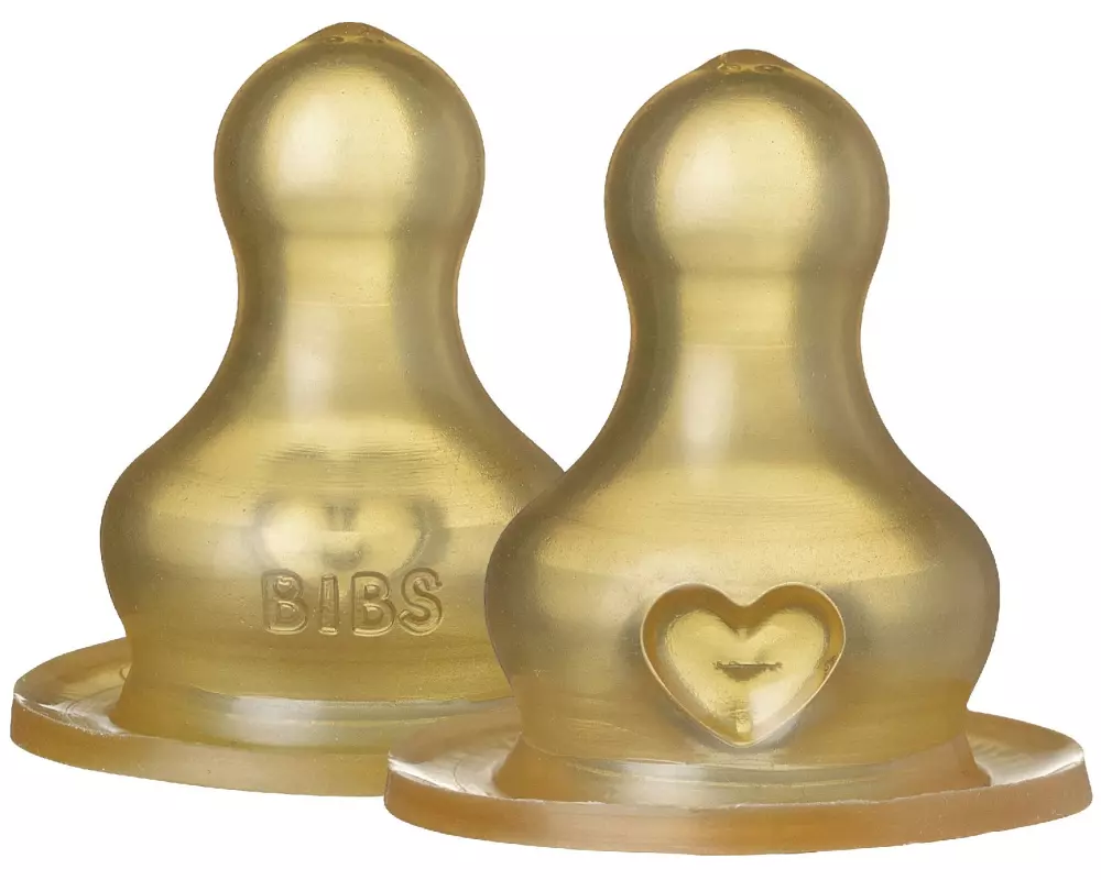 Bibs Trinksauger Latex Fast Flow 2 Stück