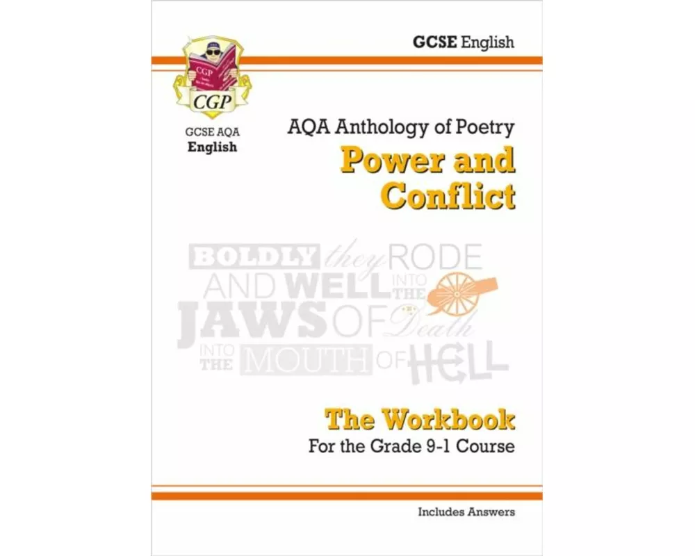GCSE English Literature AQA Poetry Workbook: Power & Conflict Anthology (includes Answers)