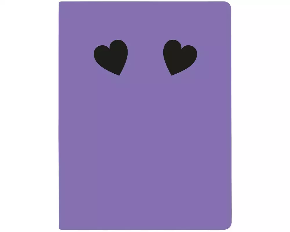Nuuna Notizbuch Give me your heart, 16.5 x 22 cm, Punktraster