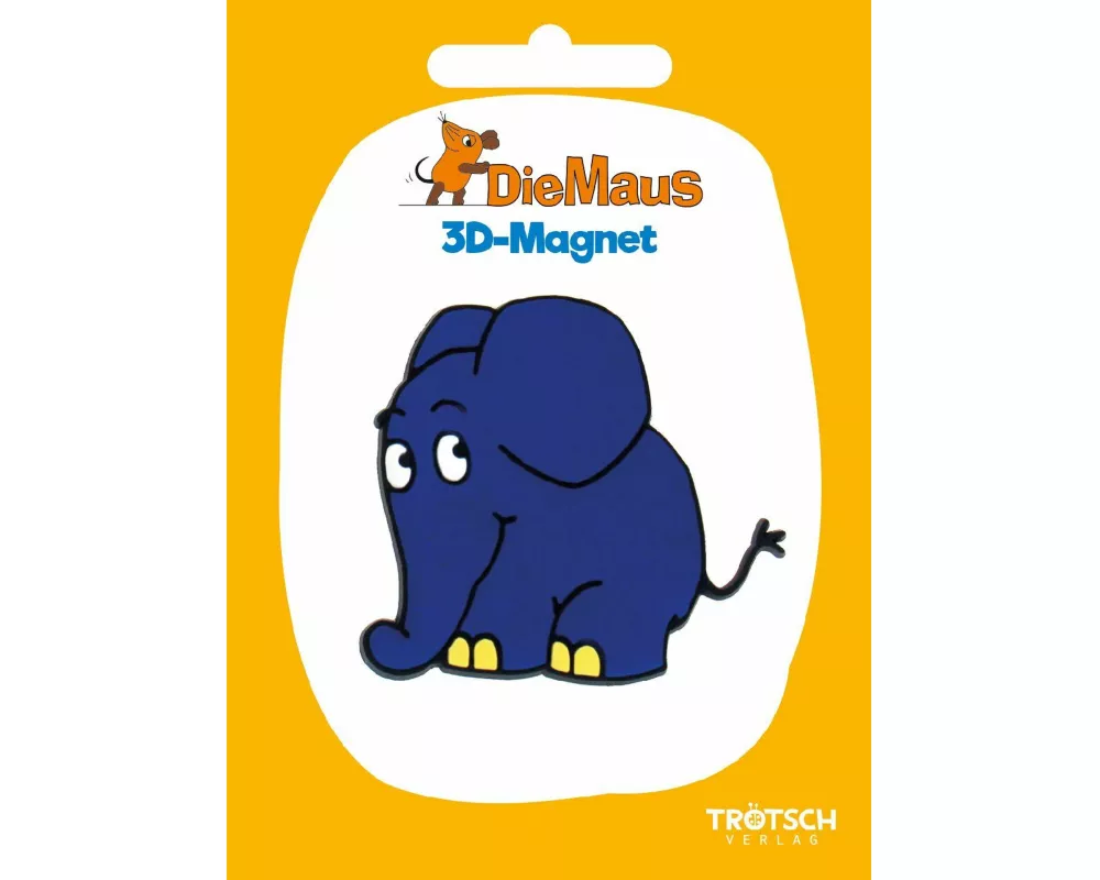 Trötsch Die Maus 3D-Magnet Elefant stehend