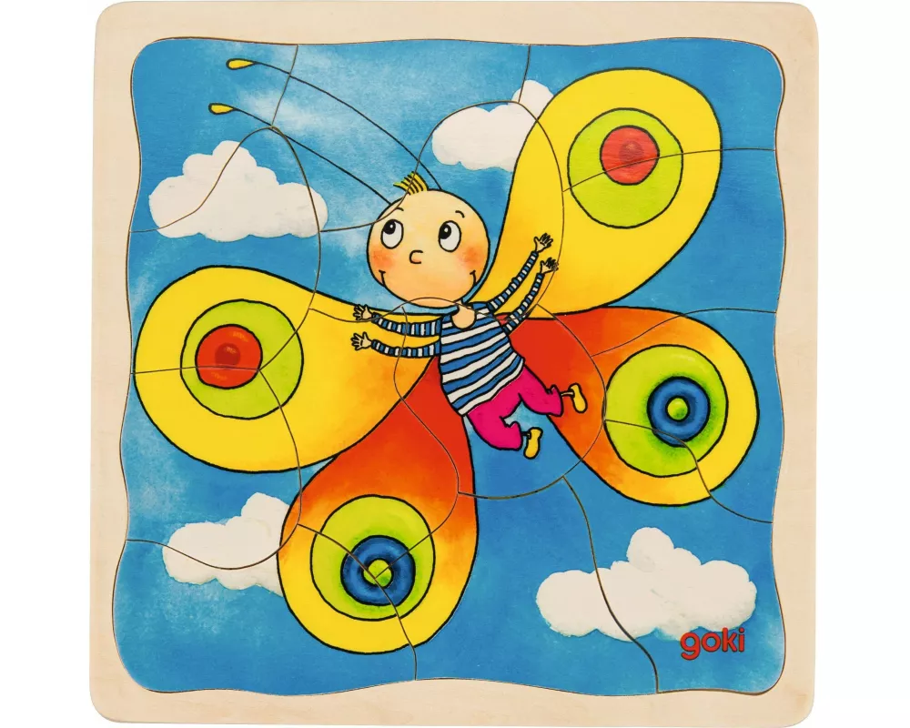 Schichtenpuzzle Die Raupe