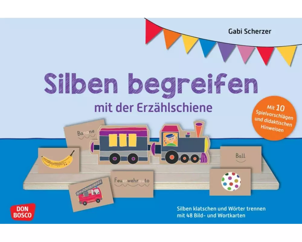 Silben begreifen mit der Erzählschiene. Erzählschienen-Figurenset