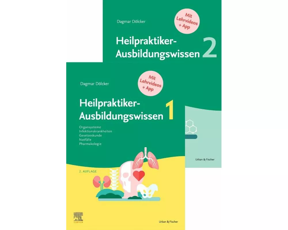 Dölcker, Set Heilpraktiker Ausbildungwissen Bd. 1 und 2