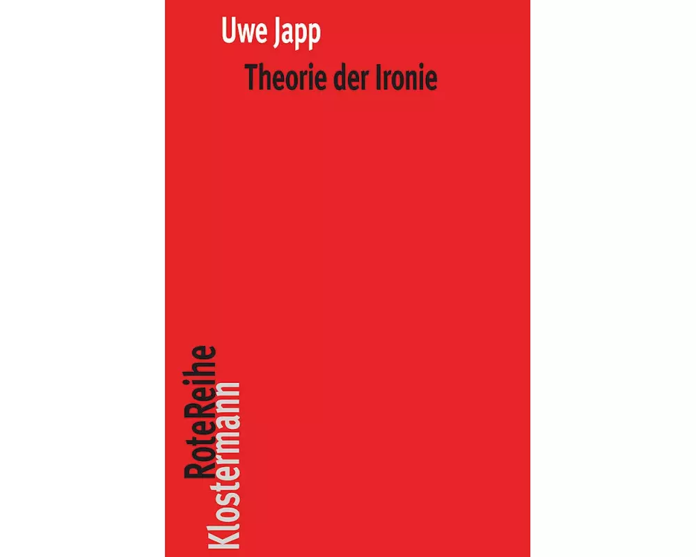 Theorie der Ironie