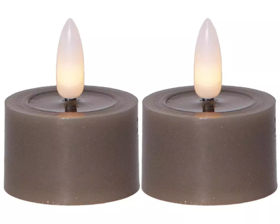 Star Trading LED Teelicht 2 Pack Flow 5 cm – Mole