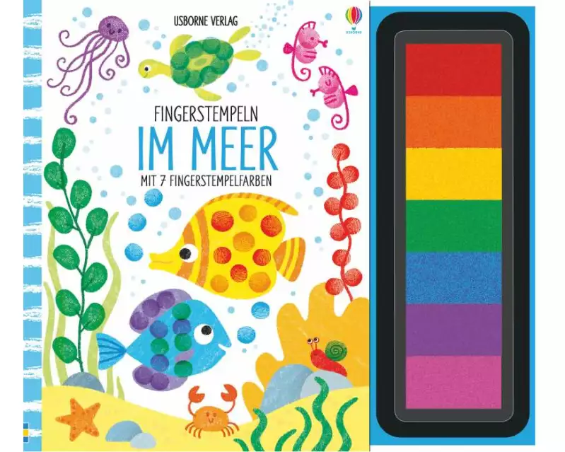 Fingerstempeln: Im Meer