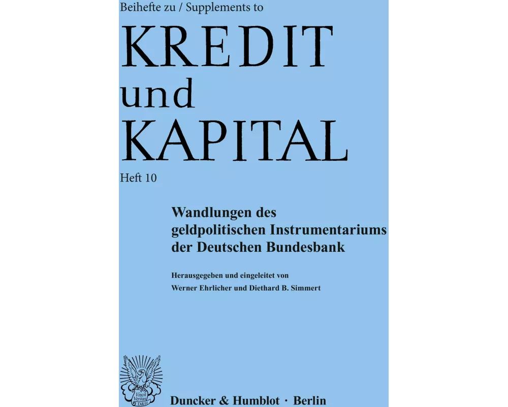 Wandlungen des geldpolitischen Instrumentariums der Deutschen Bundesbank