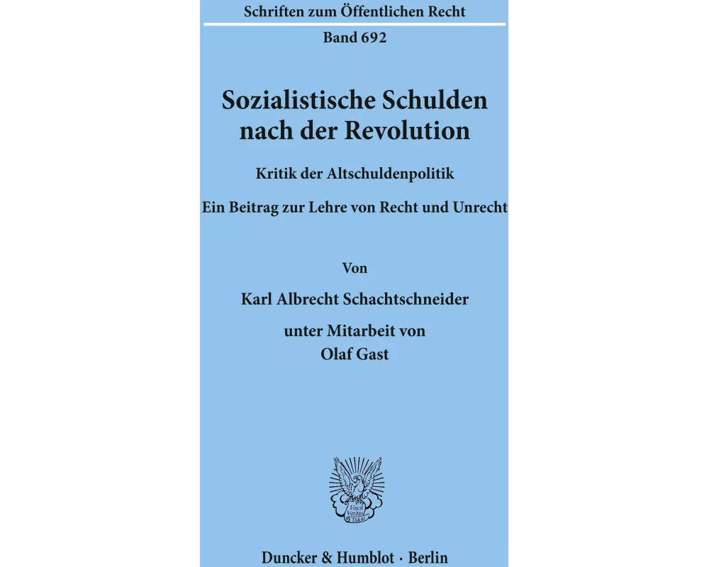 Sozialistische Schulden nach der Revolution