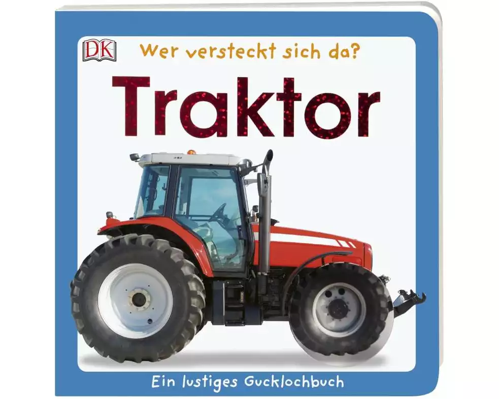 Wer versteckt sich da. Traktor