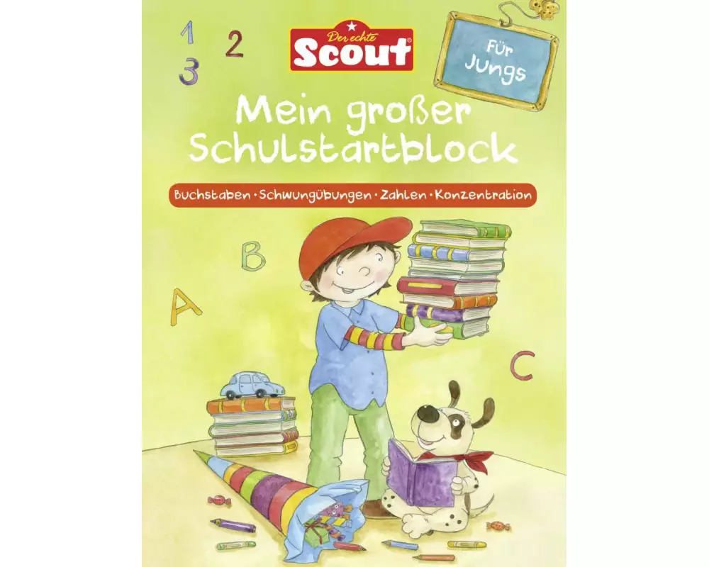 Scout - Mein großer Schulstartblock für Jungs