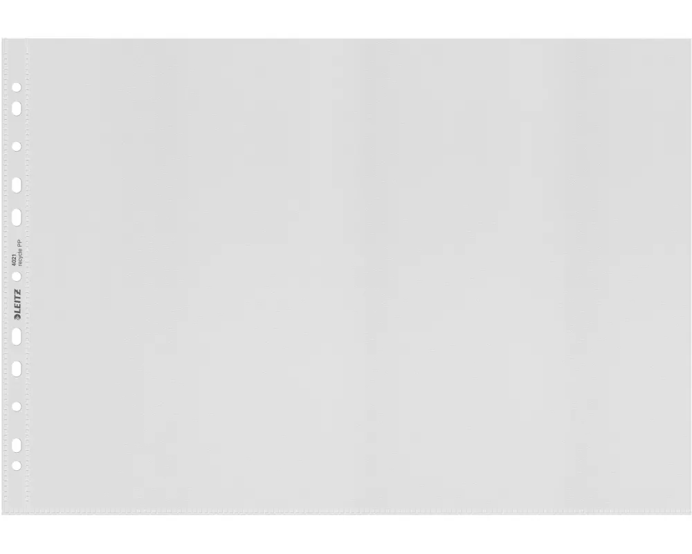 Leitz Zeigetasche Recycle A3 25 Stück, Transparent