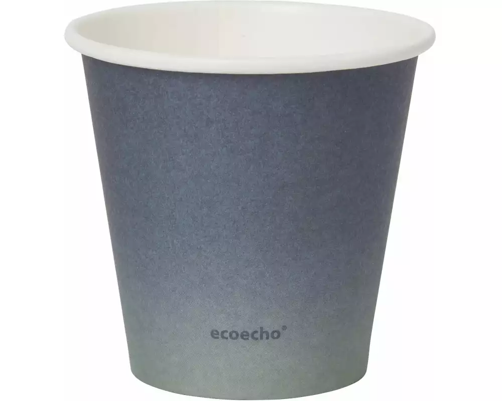 BioPak Einwegbecher Urban 180 ml, 40 Stück, Blau