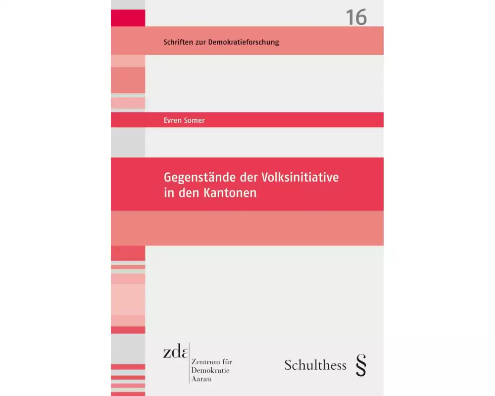 Gegenstände der Volksinitiative in den Kantonen