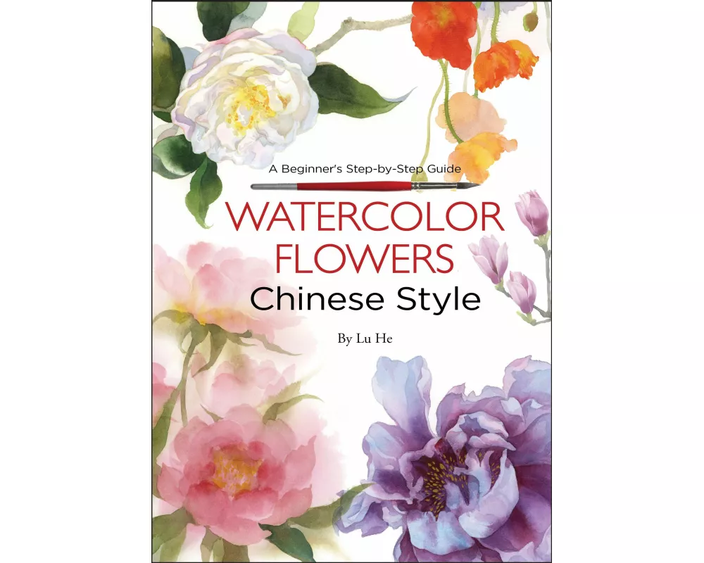 Watercolor Flowers Chinese Style