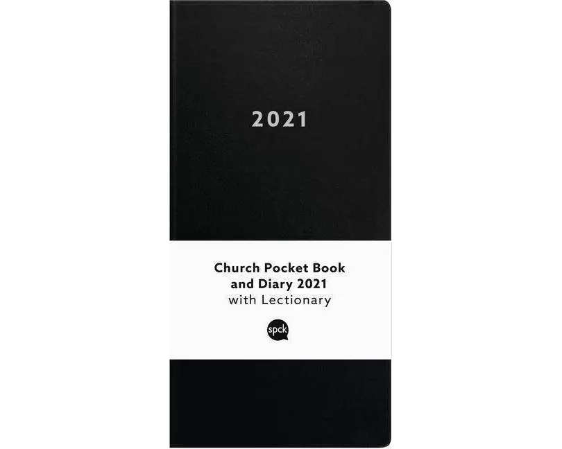 Church Pocket Book and Diary 2021 Black