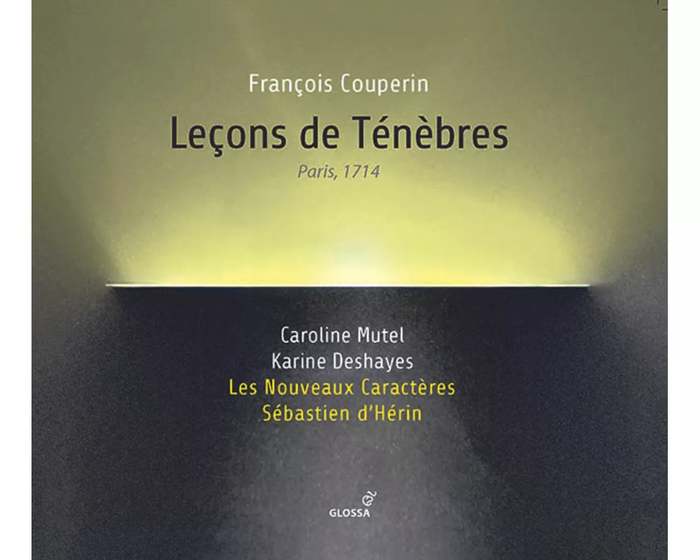 Le¿ons de T'n¿bres,Paris 1714