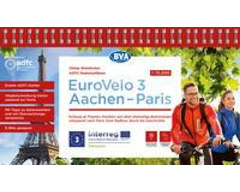 BVA ADFC Radreiseführer Eurovelo 3 Aachen - Paris
