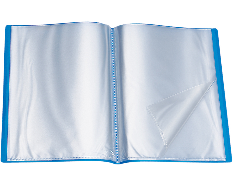 VIQUEL Sichtbuch A4 506002-04 blau 30 Taschen