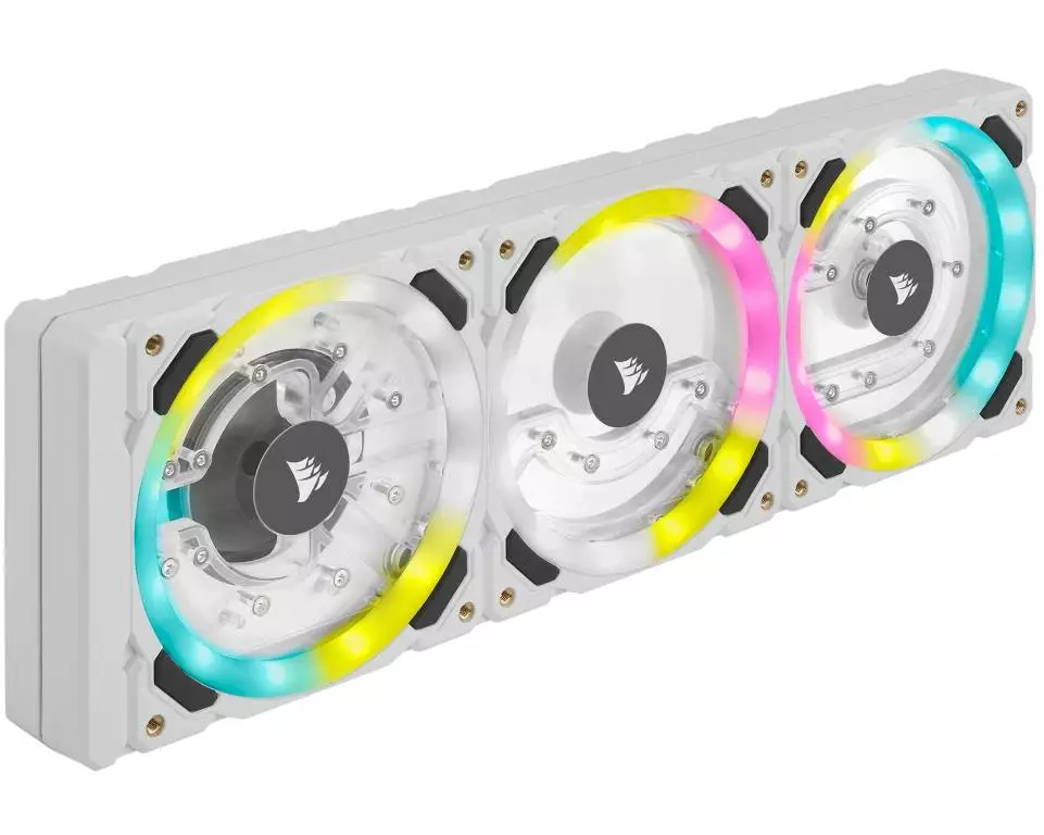 Hydro X Series XD7 RGB Pumpen-/Ausgleichsbehälter-Kombination – Weiß