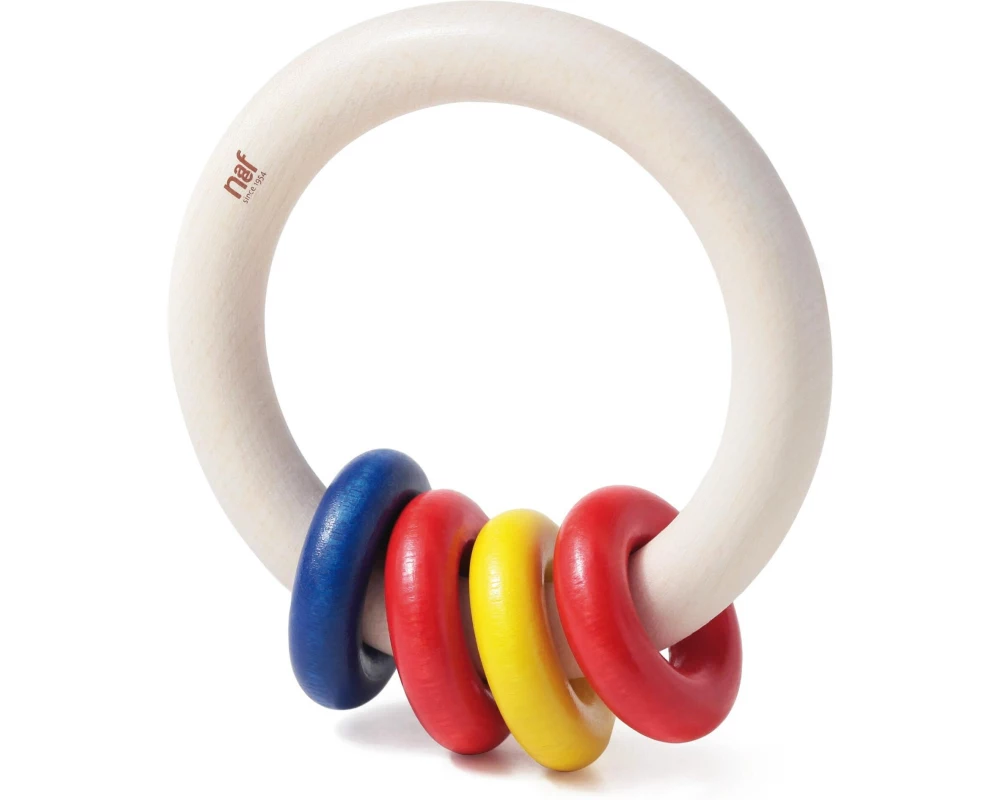 Naef Greifling Ringli Ahorn D 8 cm, Mehrfarbig