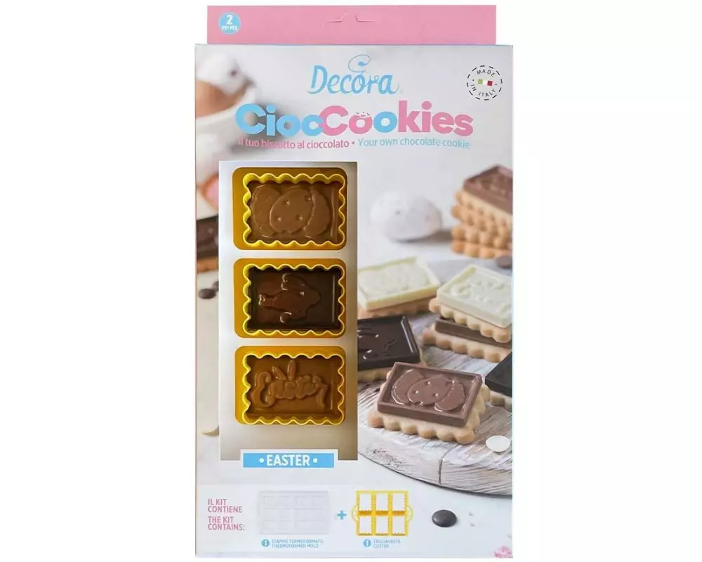 Decora Guetzli-Ausstecher CiocCookies Ostern Set 2-teilig