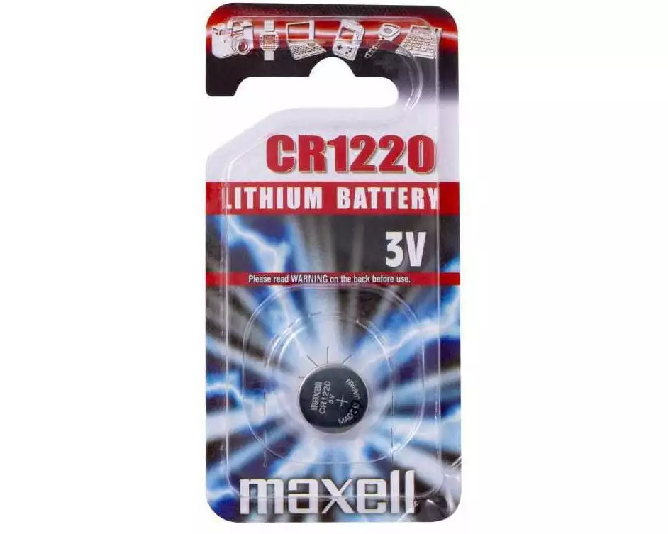 Maxell Europe LTD. Knopfzelle CR1220 , 1 Stück