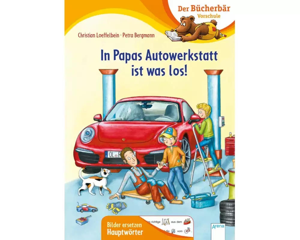 In Papas Autowerkstatt ist was los!