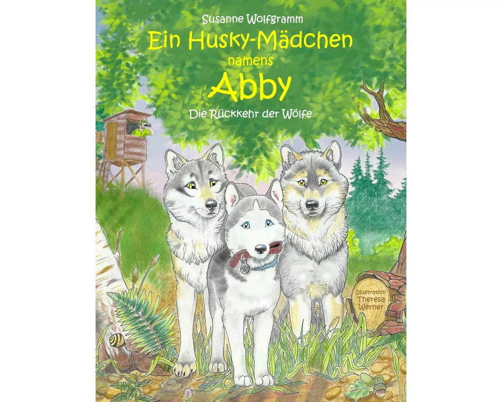 Ein Husky-Mädchen namens Abby