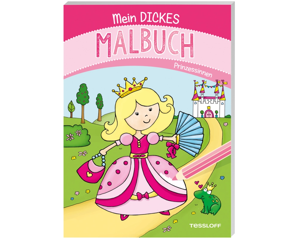 Mein dickes Malbuch. Prinzessinnen