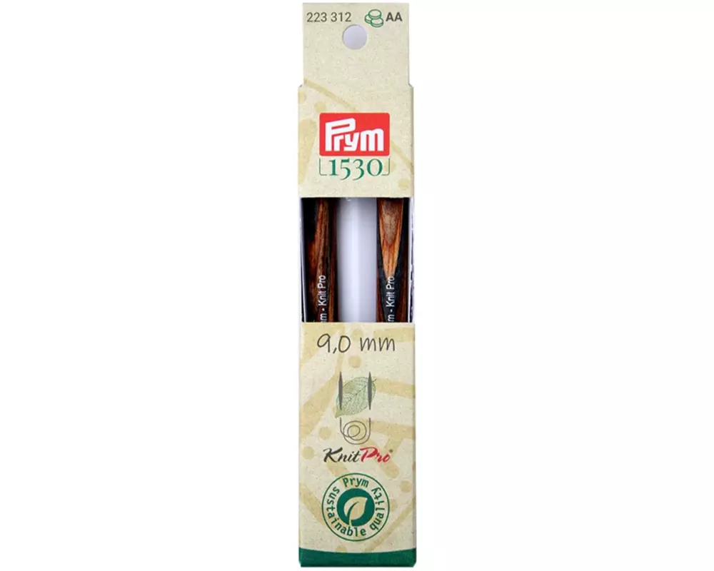 Prym 1530 Stricknadelspitzen Natural, lang 9.00 mm, 12.8 cm