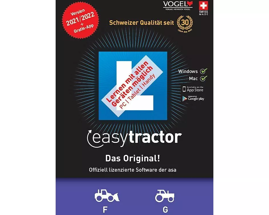 easytractor F,G 2021/2022