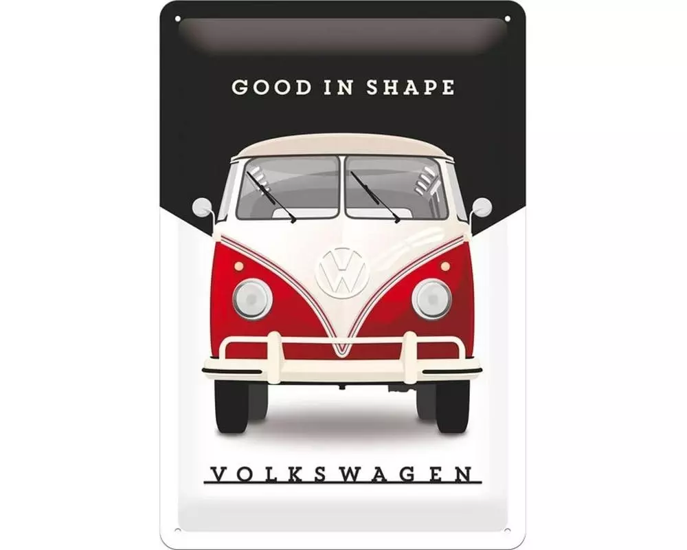 Nostalgic Art Schild VW Bus 20 x 30 cm, Metall