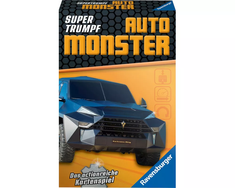 Supertrumpf Auto Monster - Kartenspiel ab 7 Jahre