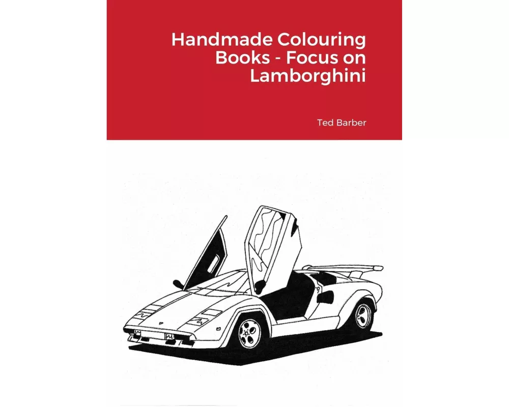 Handmade Colouring Books - Focus on Lamborghini