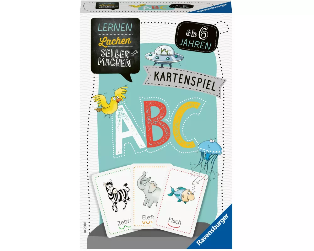 Lernen Lachen Selbermachen: Kartenspiel ABC - Kartenspiel ab 6 Jahre