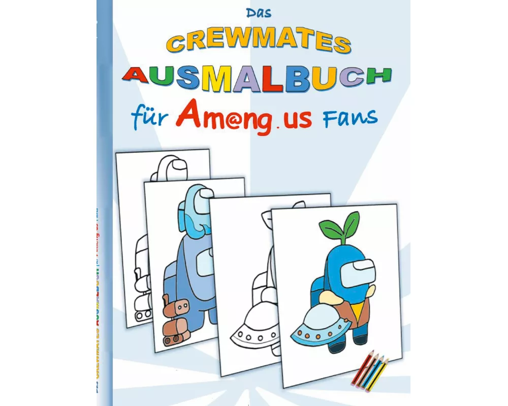 Das Crewmates Ausmalbuch für Am@ng.us Fans