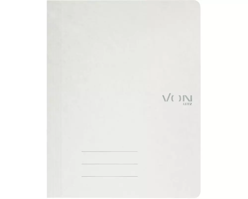 VON Schnellhefter mit Heftmechanik, Weiss, 10 Stück