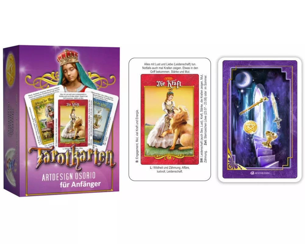 Tarotkarten Artdesign Osorio für Anfänger