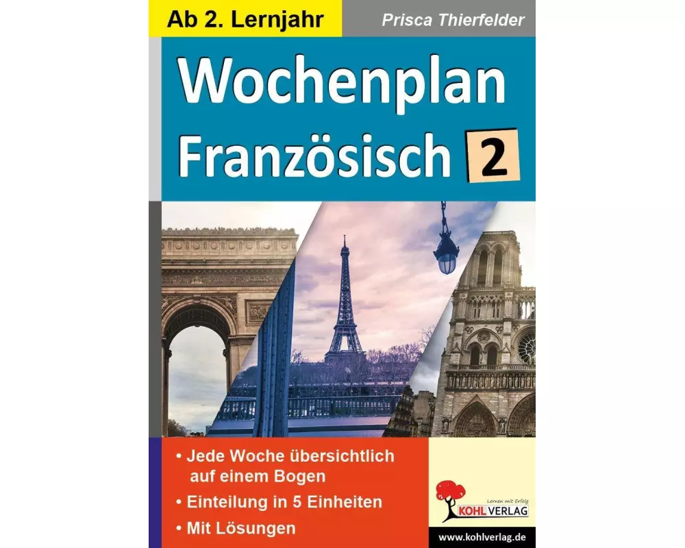 Wochenplan Französisch / ab 2. Lernjahr