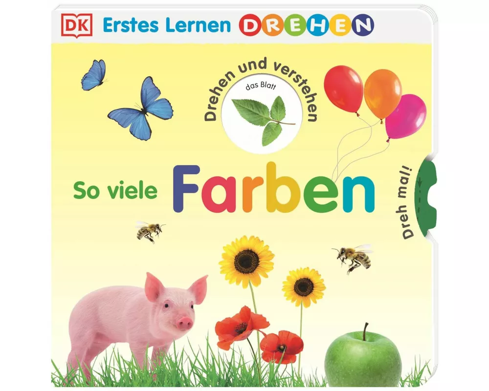 Erstes Lernen Drehen. So viele Farben