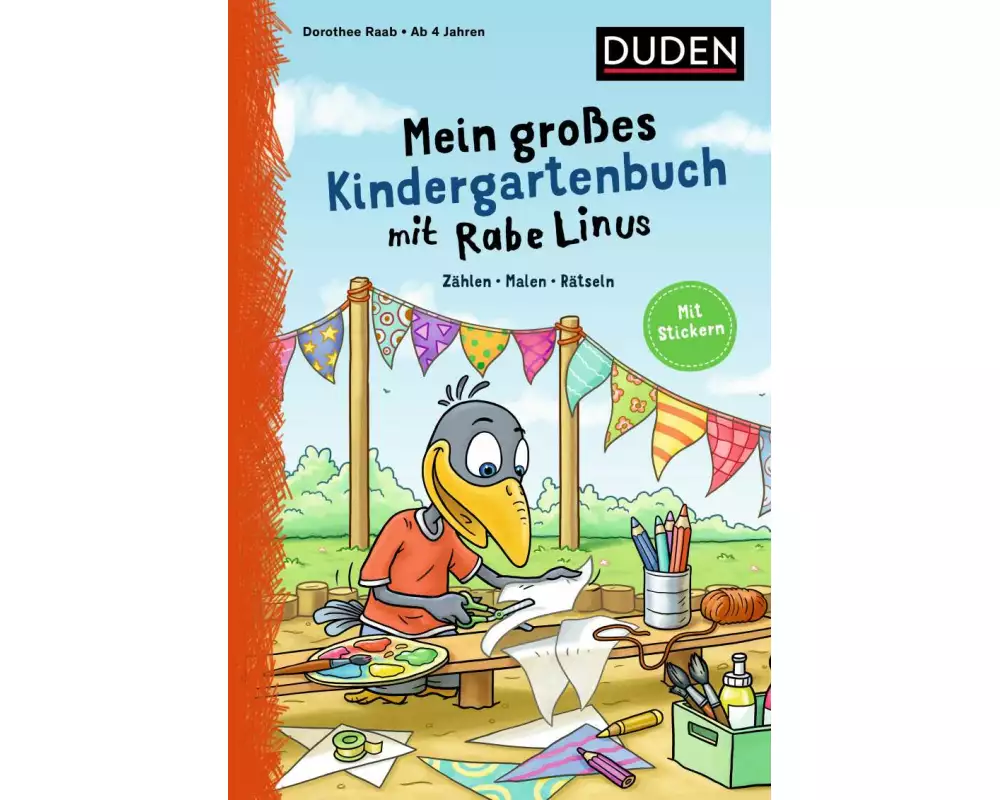 Mein großes Kindergartenbuch mit Rabe Linus